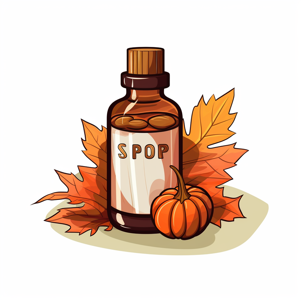 Fall-themed Cartoon Propofol Medicine Bottle