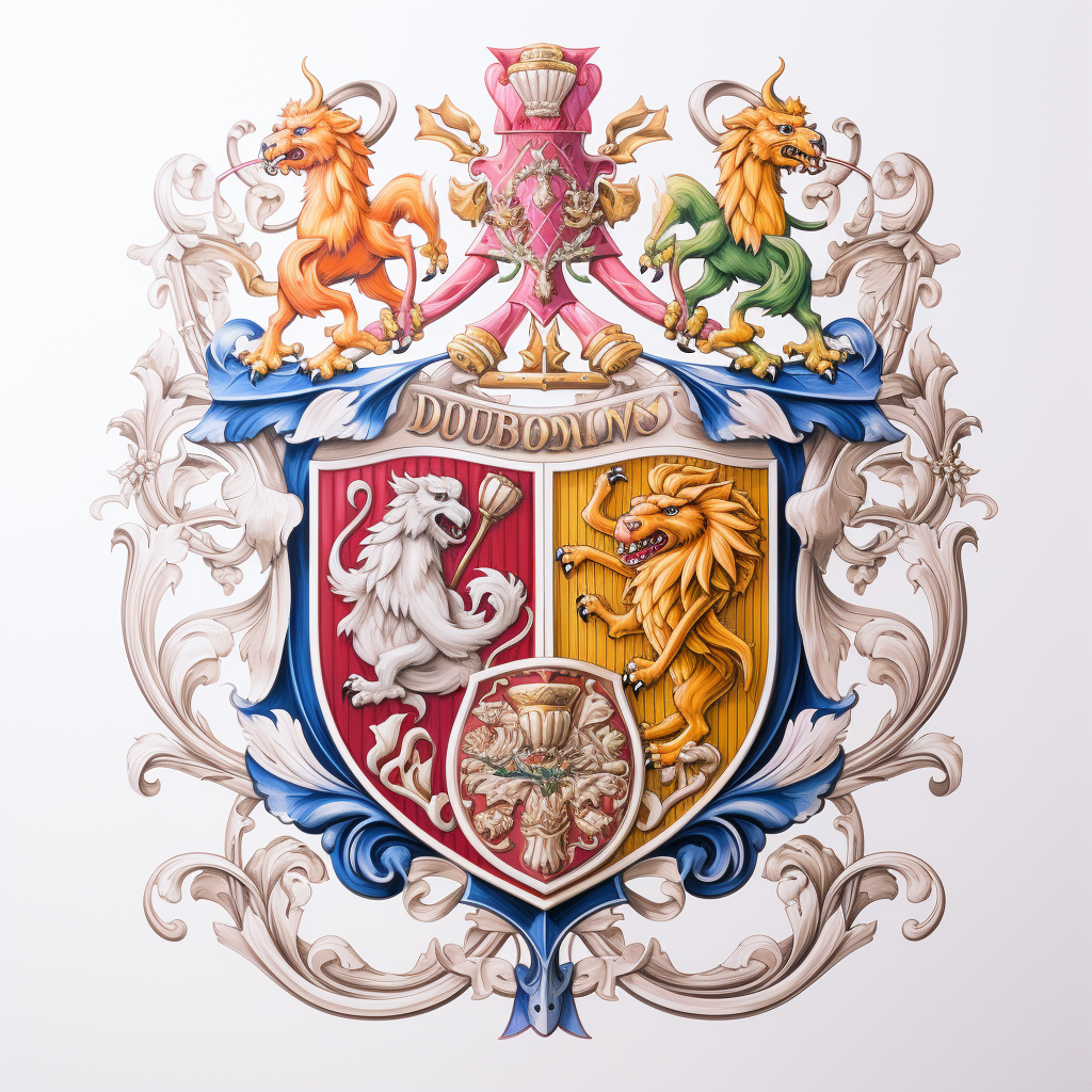 Family Crest with Sharp Lines