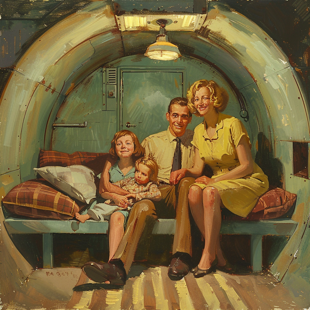 family fallout shelter photo