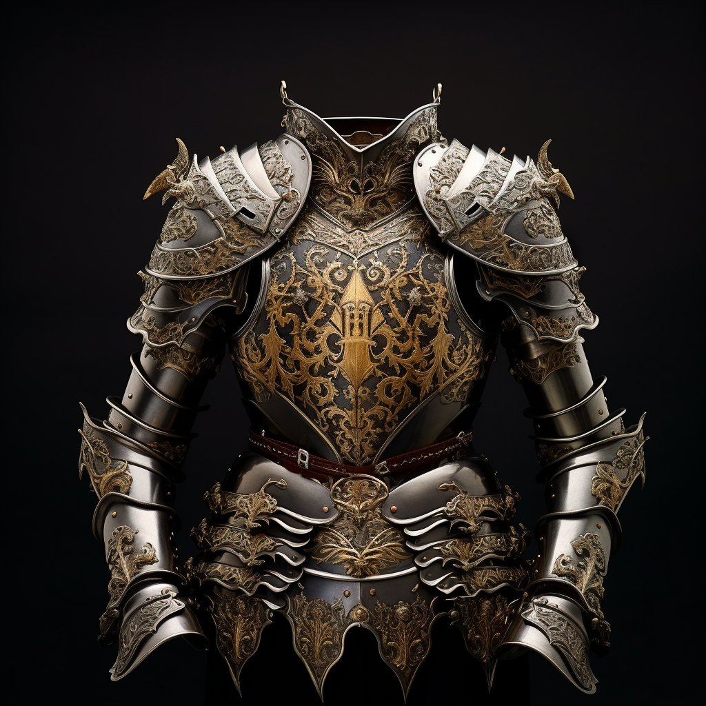 Mythical gold armor knight