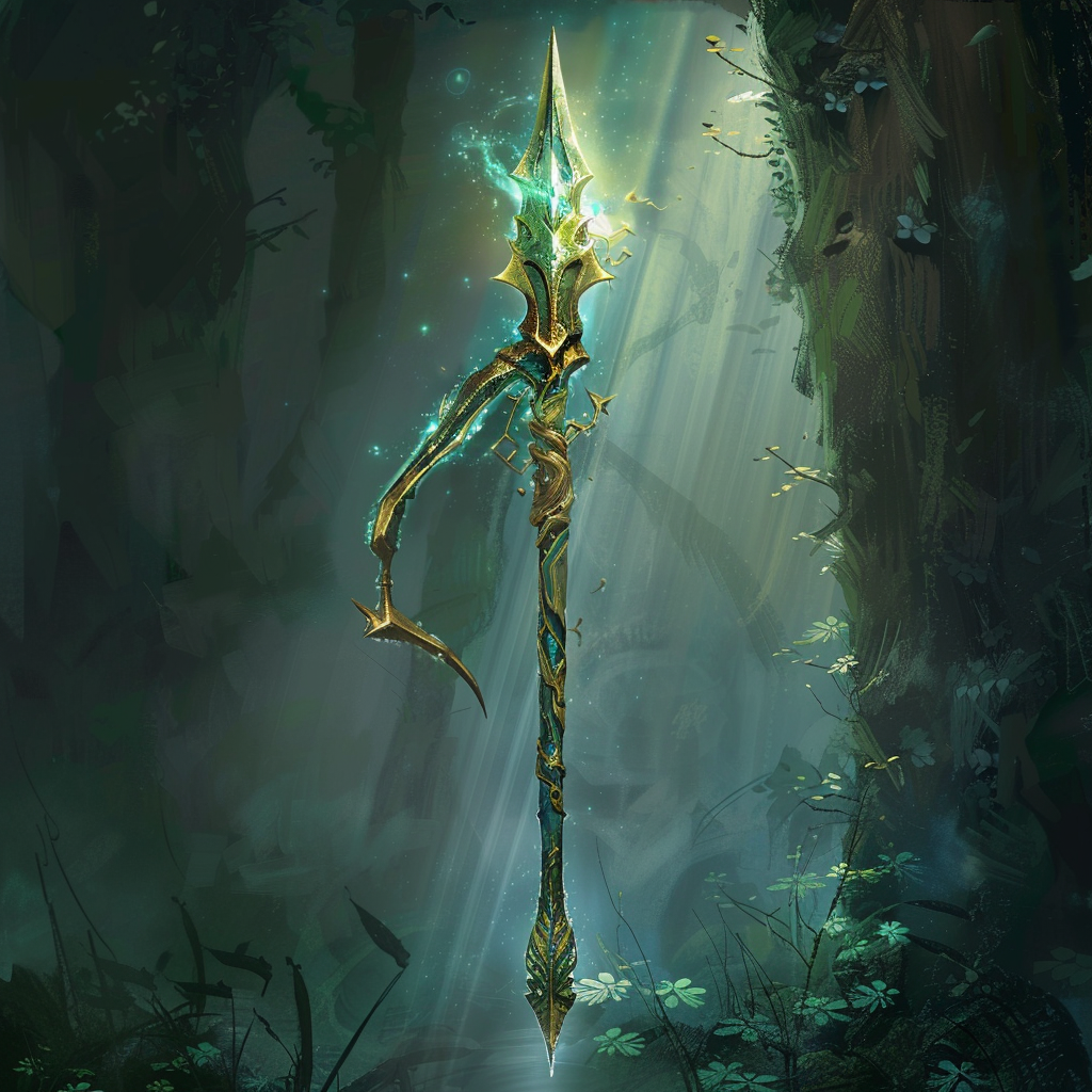 Fantasy Arrow Druidic Weapon Concept