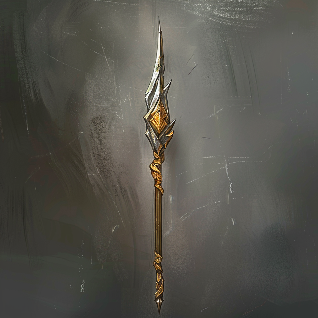 Fantasy arrow druidic weapon spotlight