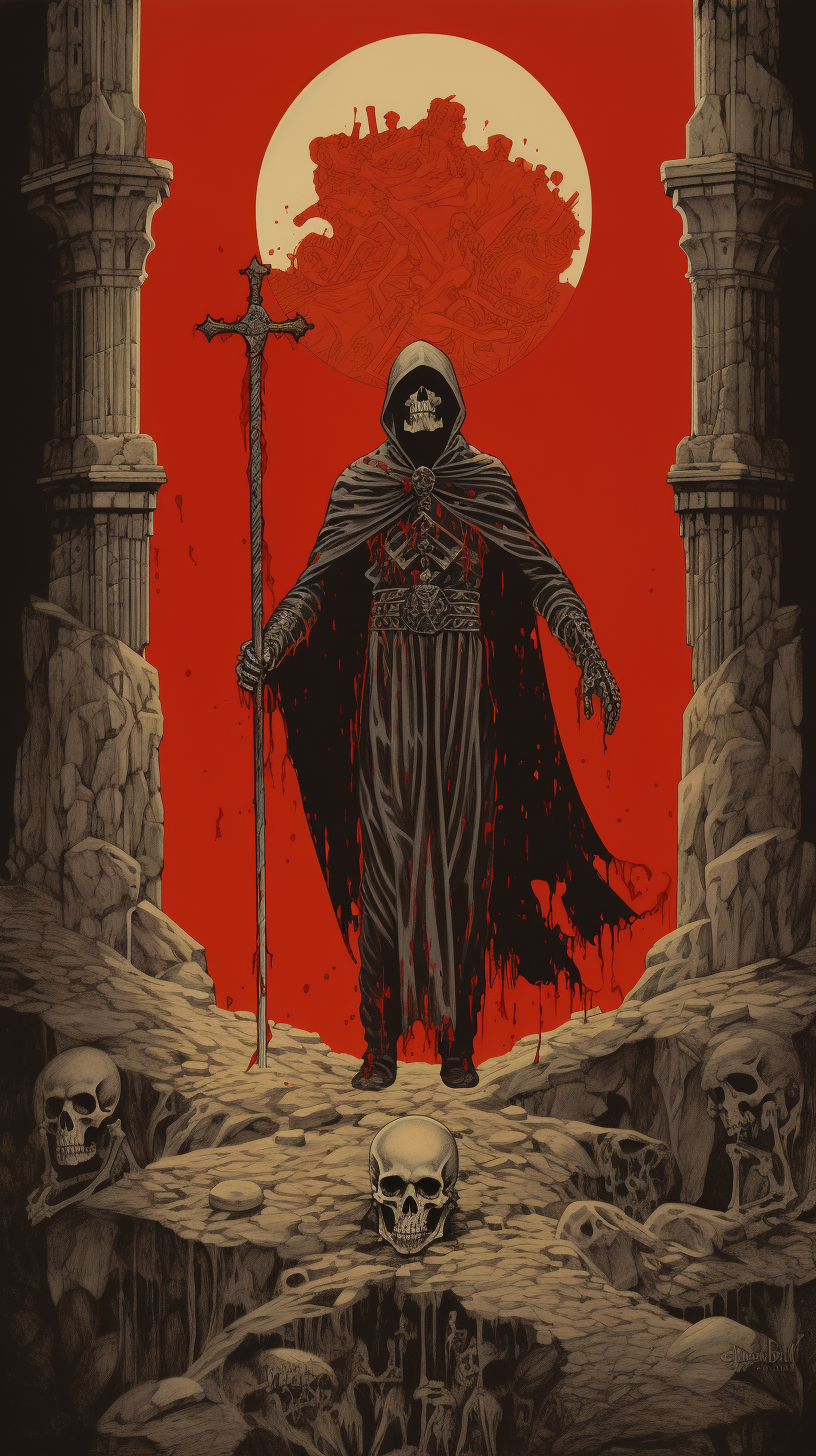 Thief Skeleton with Red Details and Cape