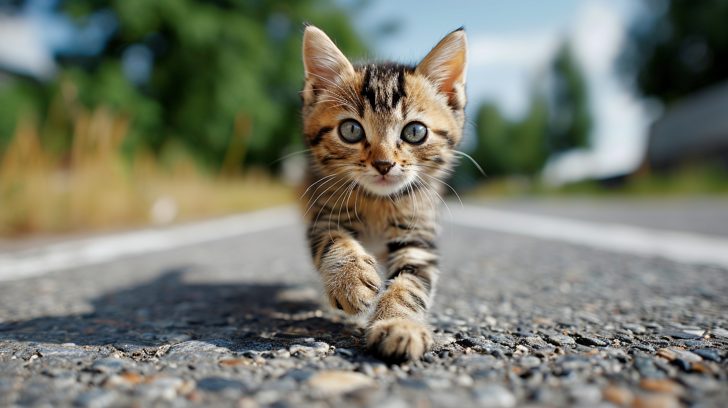 Cat with Human Body Skydiving