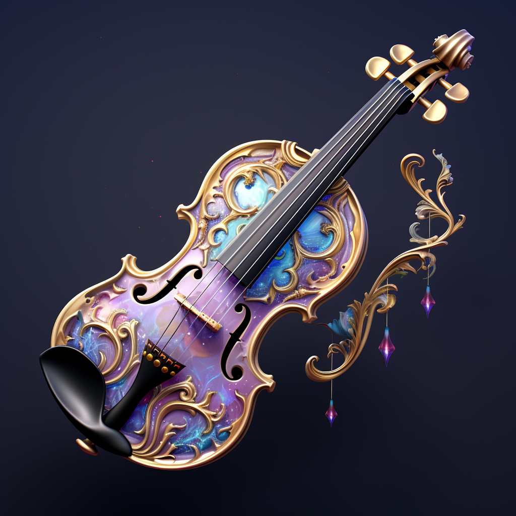 Mystical treasure featuring bone and violin