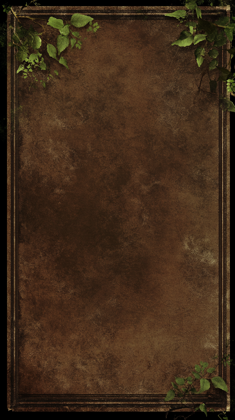 Dark Brown Fantasy Playing Card Border