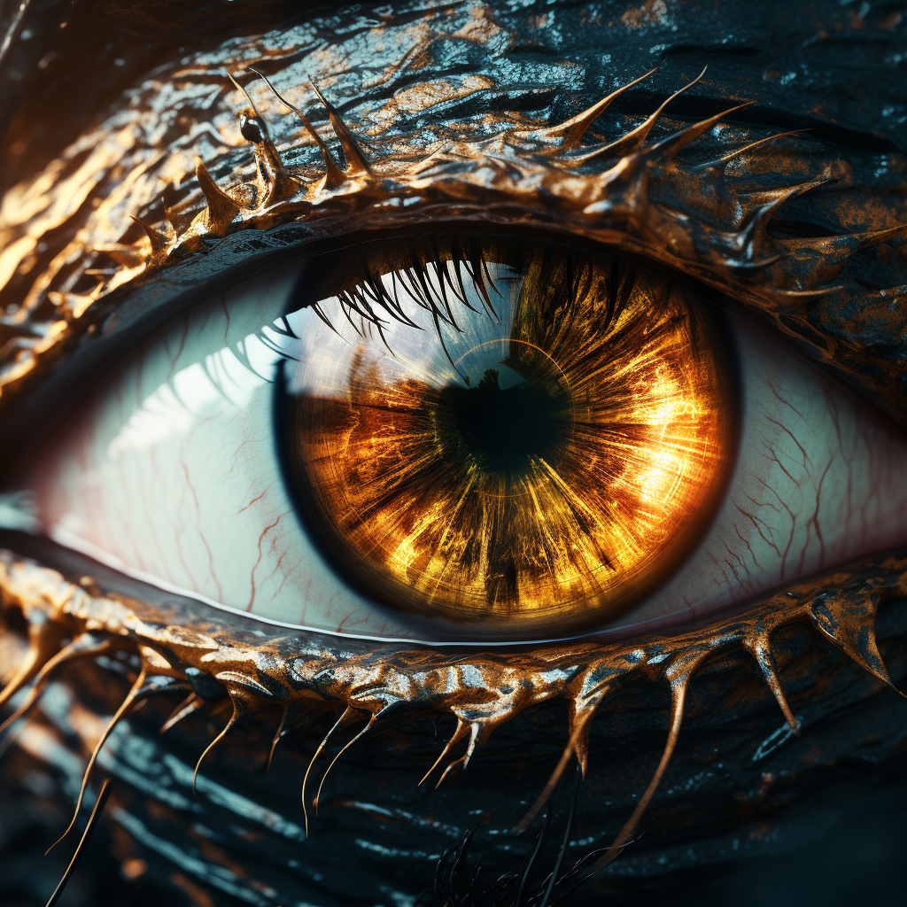 Close-Up Eye in Fantasy Style