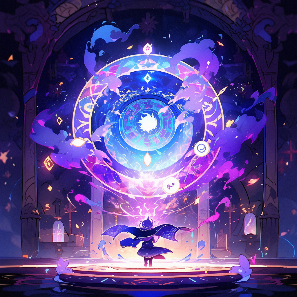 Enchanting time and space portal