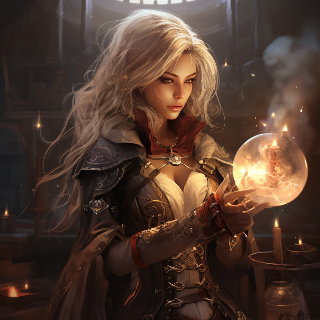 Fantasy Female Alchemist Image