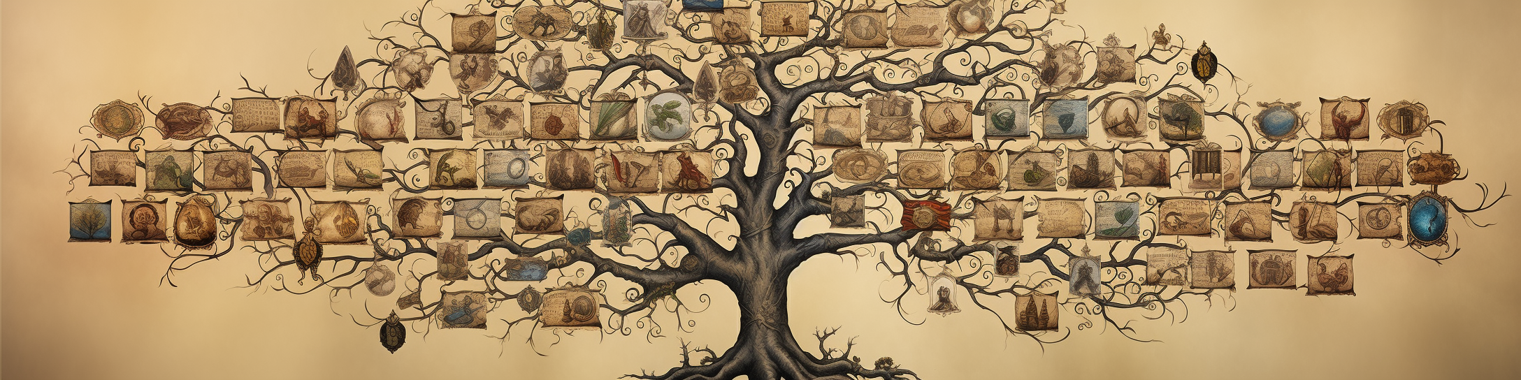 Empty names fantasy medieval family tree