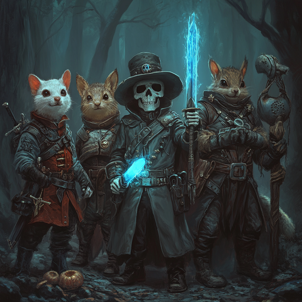 Fantasy Party with Unique Characters
