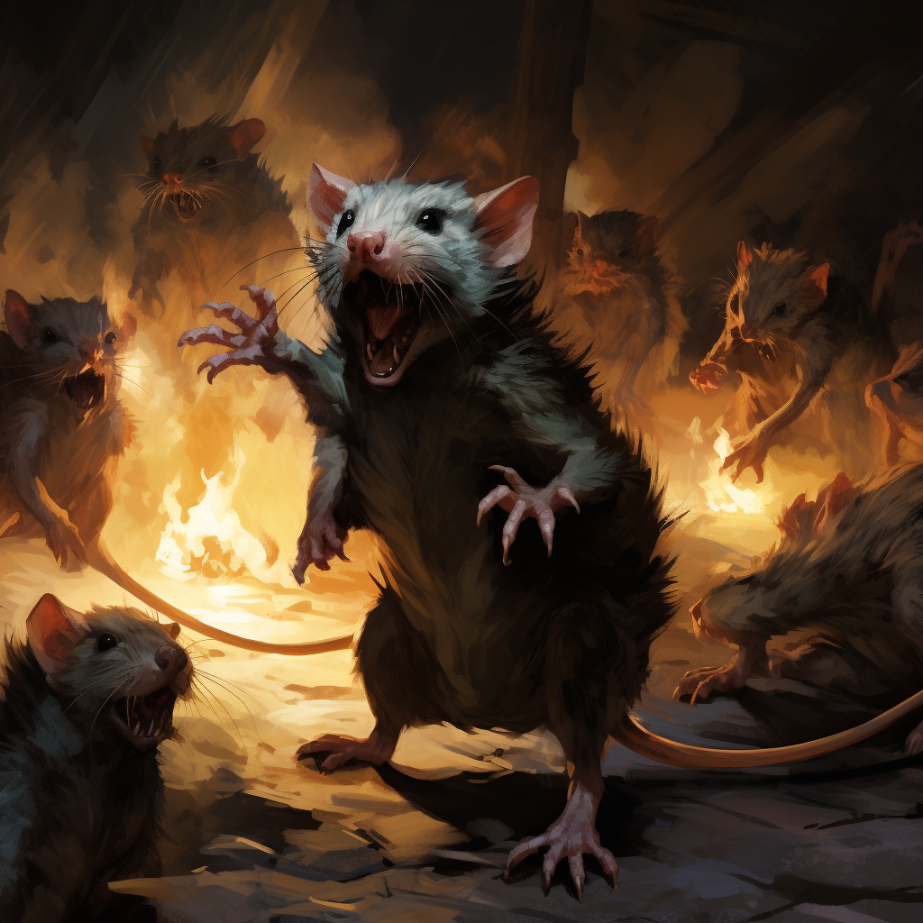 Swarm of rabid giant rats