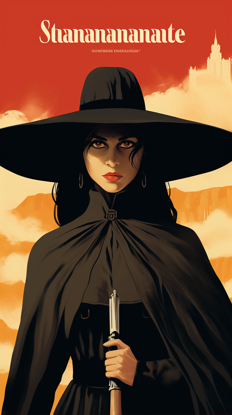 Spanish Witch Hunter in Black Attire