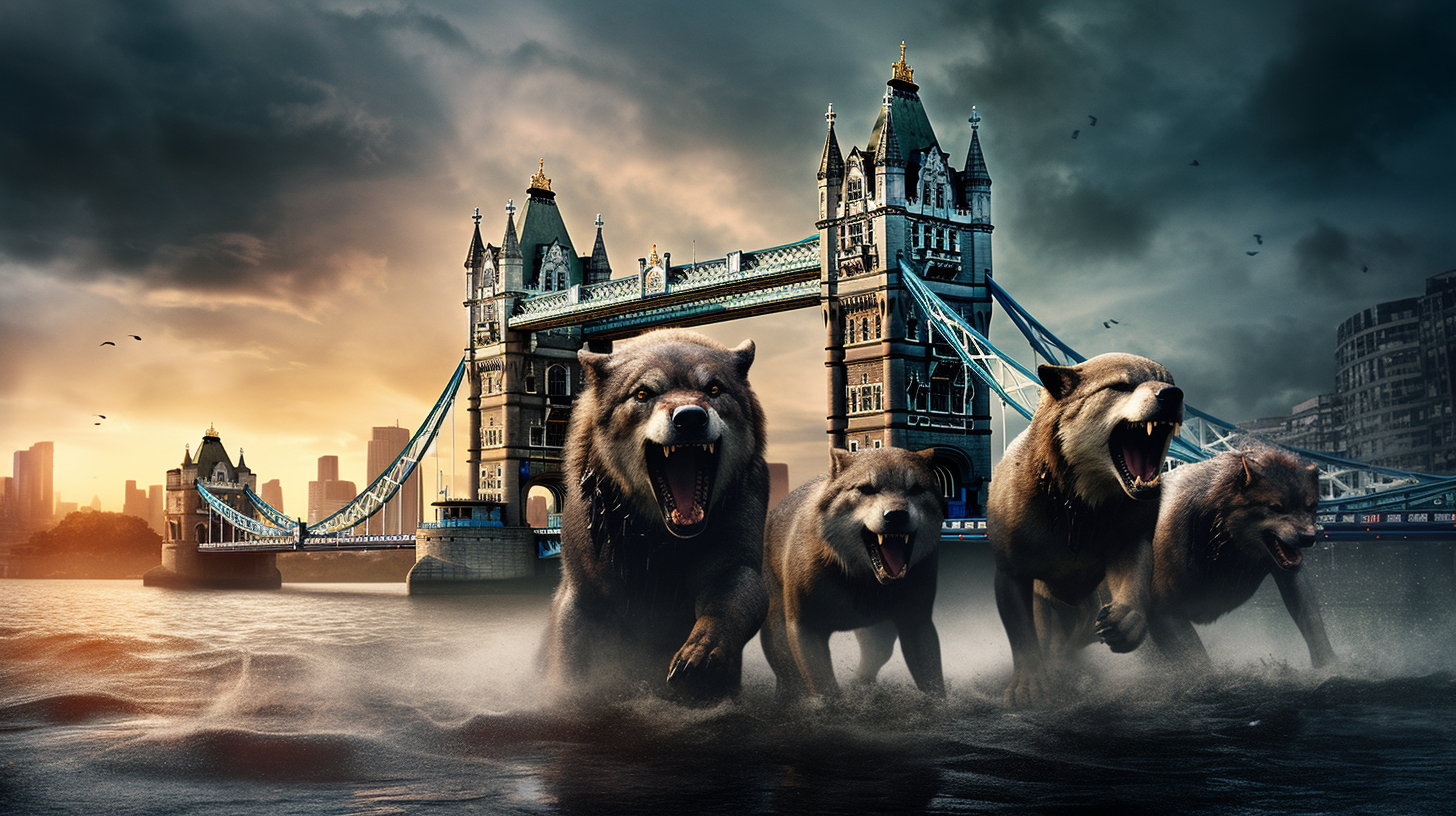 Photo of Fantasy Wolves Pack with London Bridge