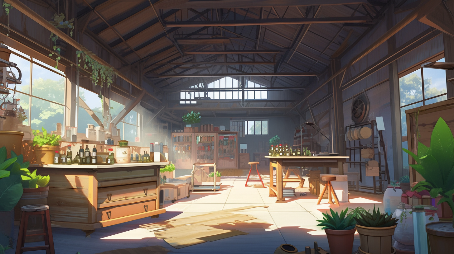 Interior of Upgraded Farm Barn Laboratory