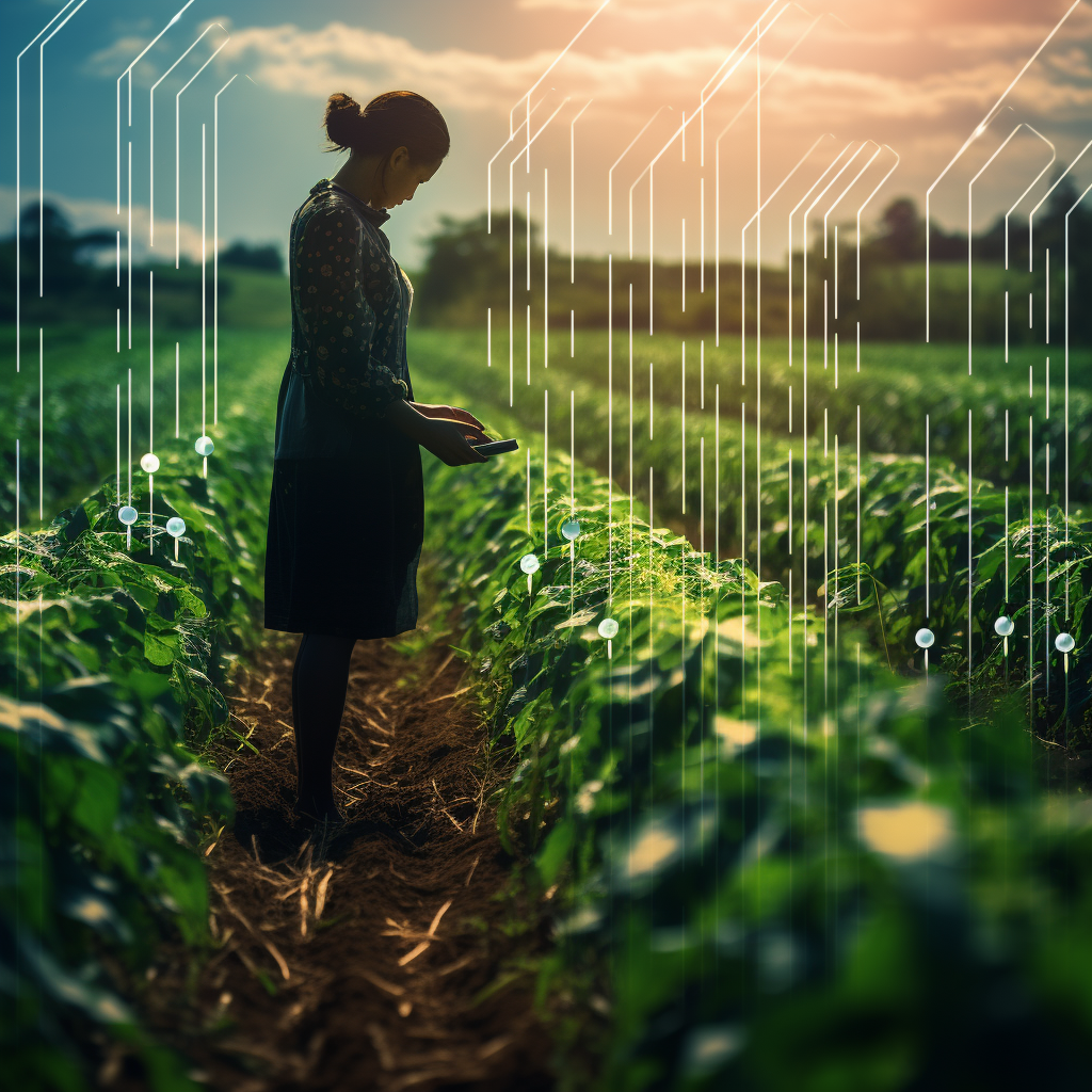 Farm Crops Blockchain Cryptocurrency