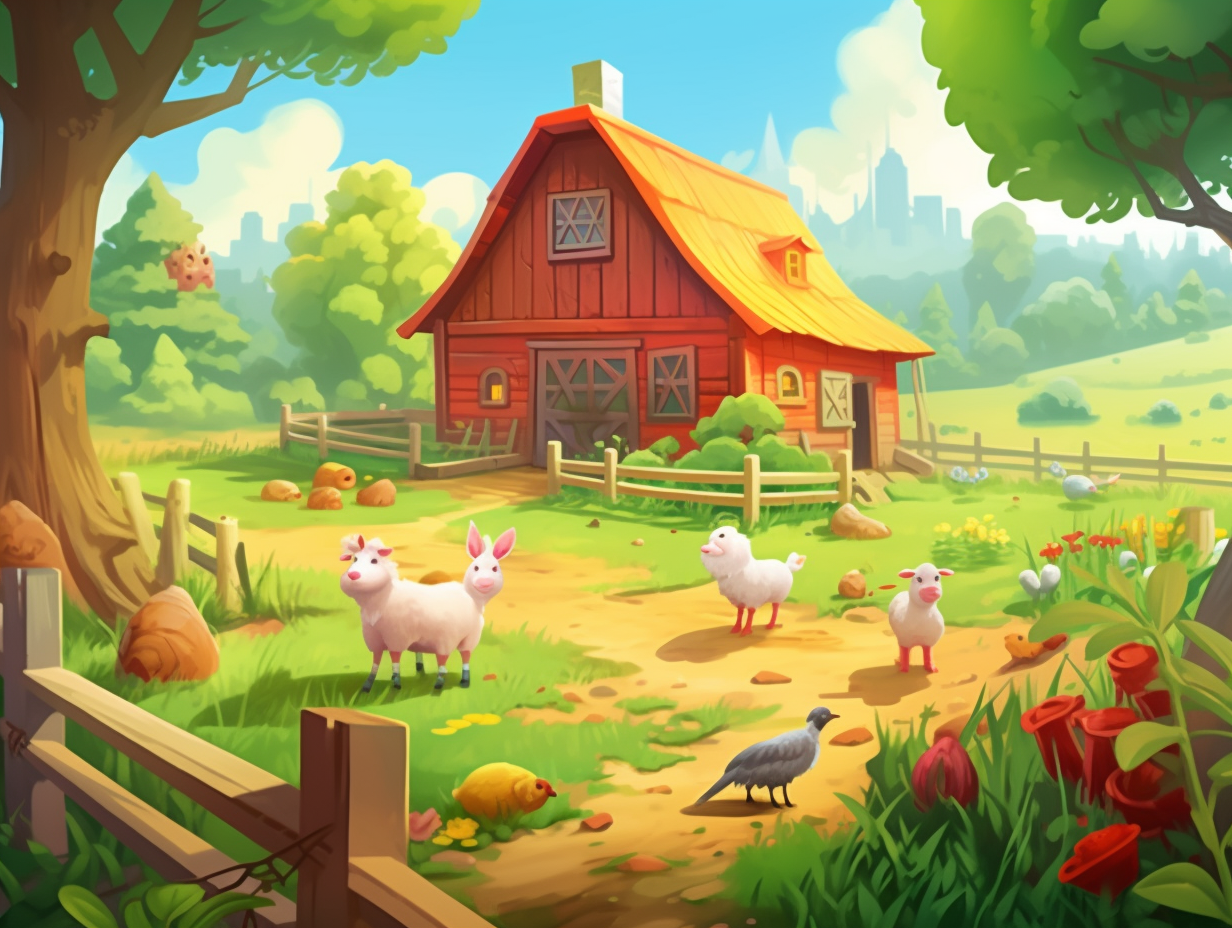 Farm Scene for Children App