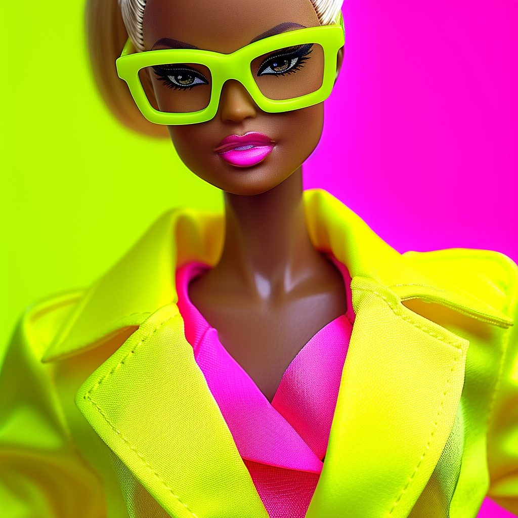 Fashion Barbie in Fluorescent Colors