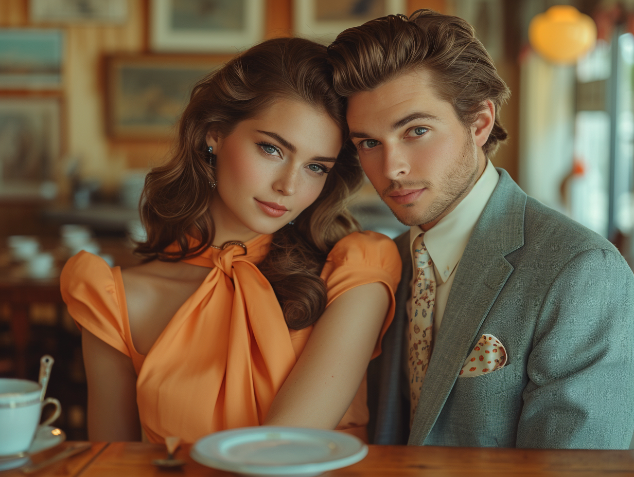 Chic Couple Dining Fashion Look Book