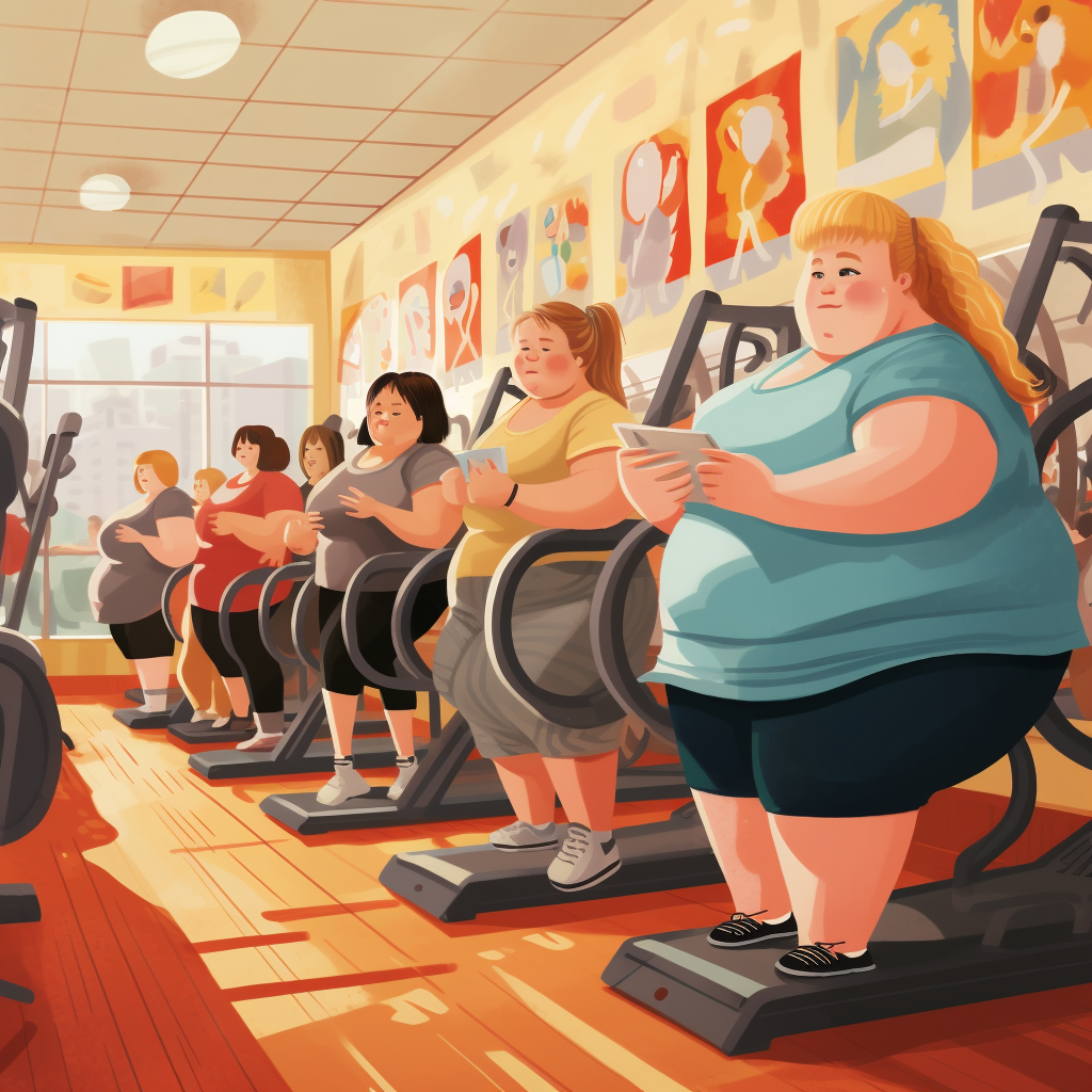 Inspirational fat girls at the gym