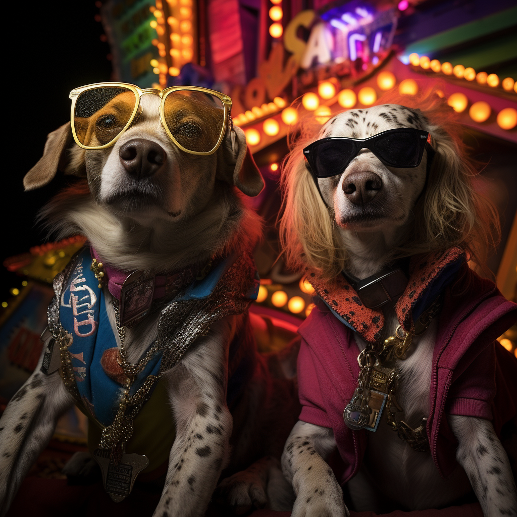 Fear and Loathing Las Vegas Dogs Joyful