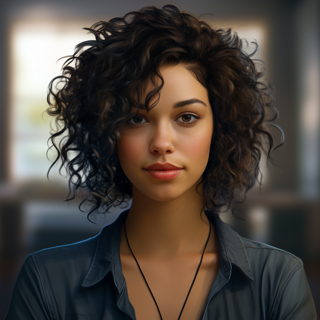 Photorealistic female avatar for interviews