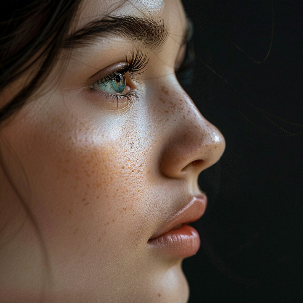 Close Up Portrait of Female Beauty