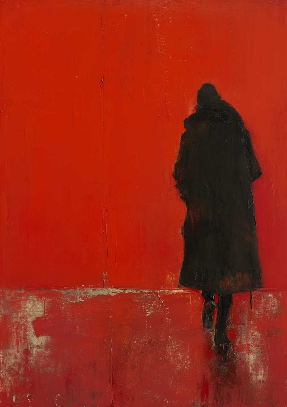 Female in a Coat Artwork