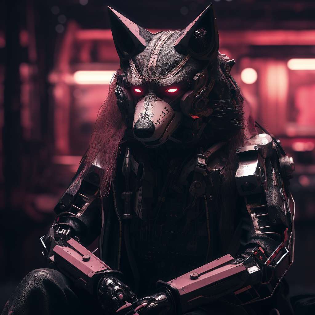 Female Cyberpunk Werewolf