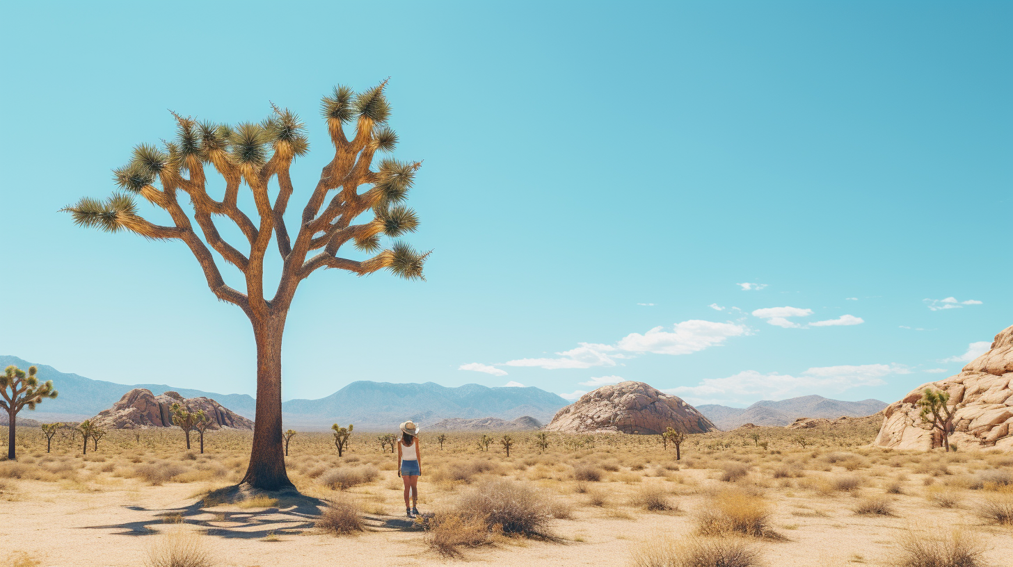 Female Hiker in Joshua Tree with Arri Alexa