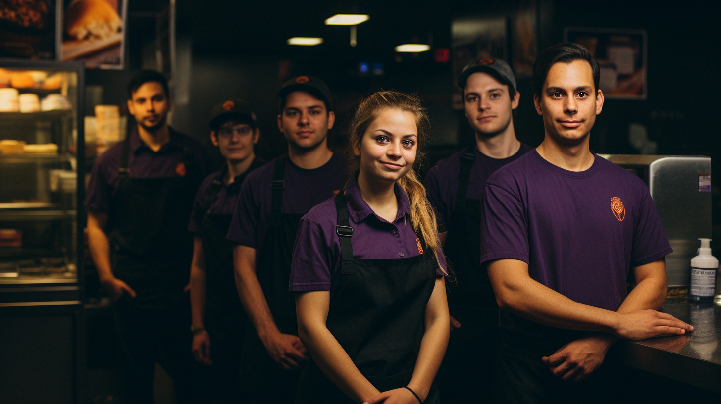 Female Taco Bell Staff Scared at Night