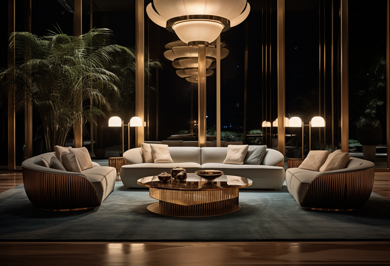 Stylish Fendi Casa Living Room