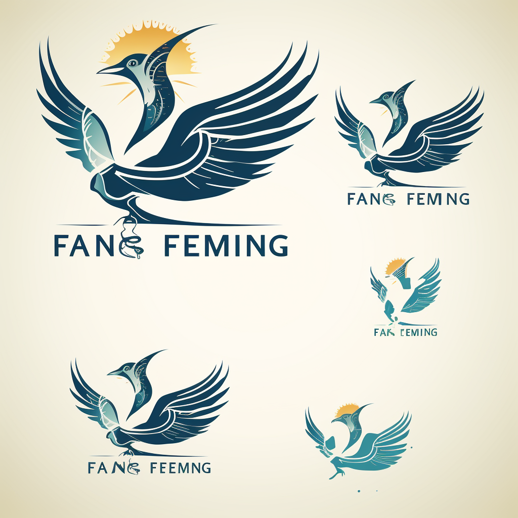 Logo of Fenix Swim School with Phoenix Bird