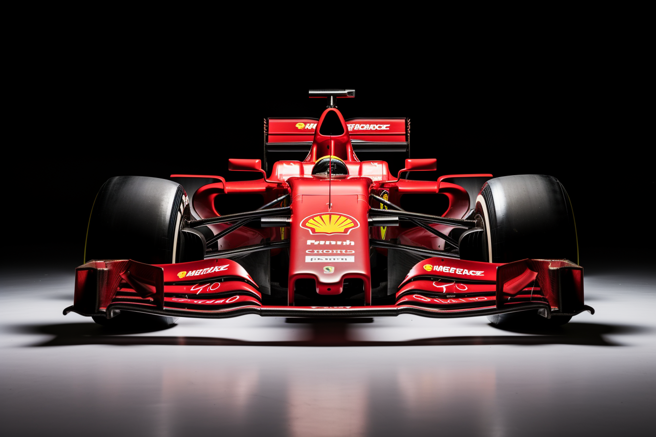 Ferrari Formula One Car Studio Image