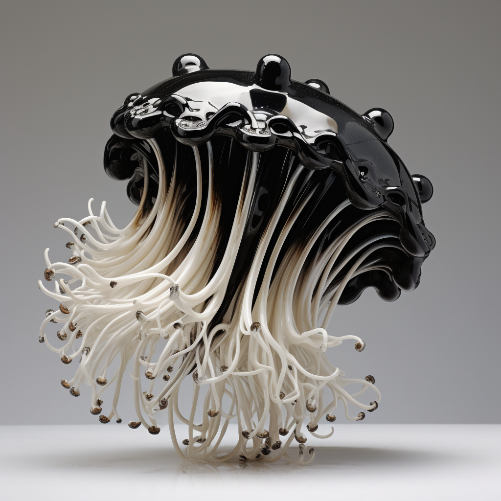 Ferrofluid jellyfish concept art