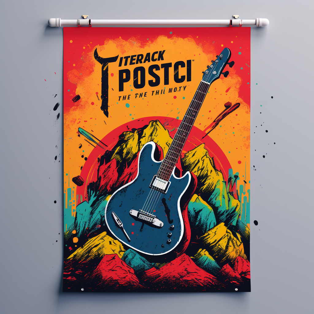 Promotional poster for rock music festival