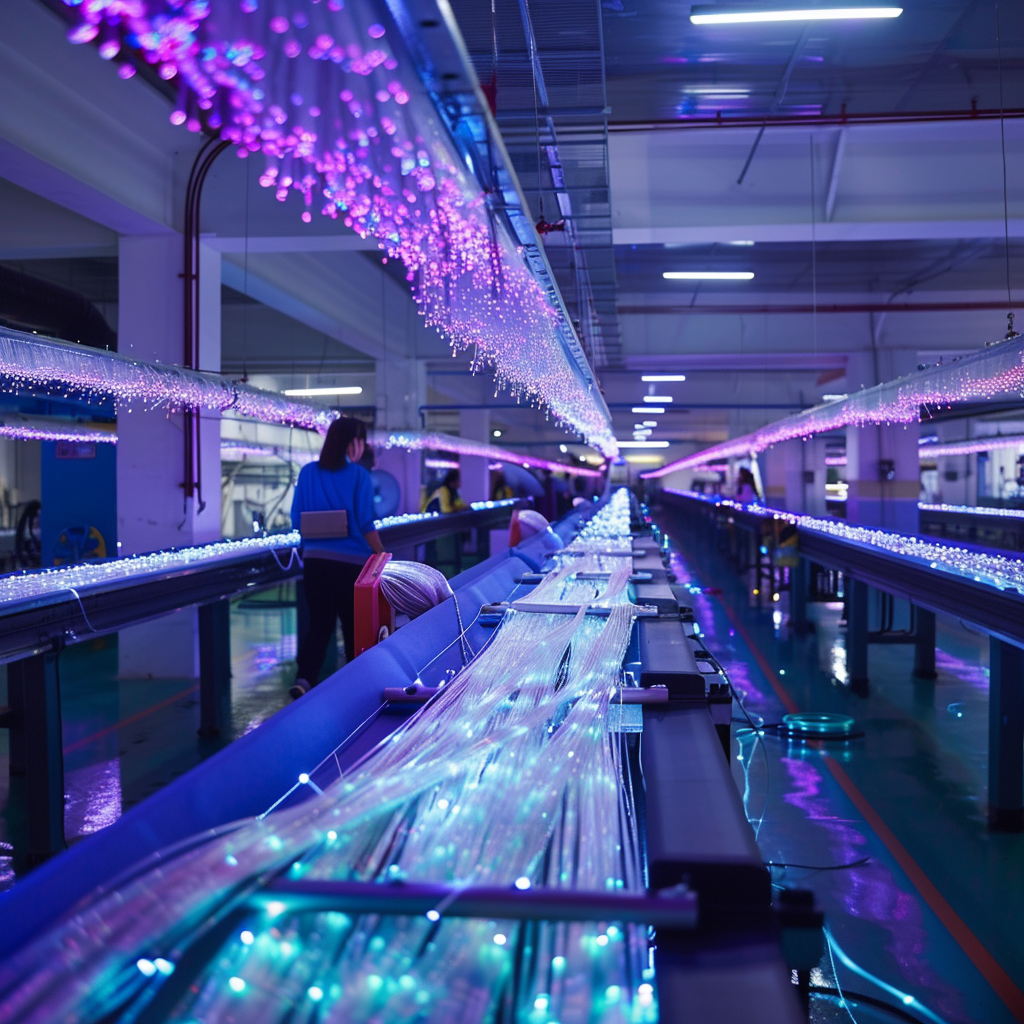 Chinese Fiber Optics Factory