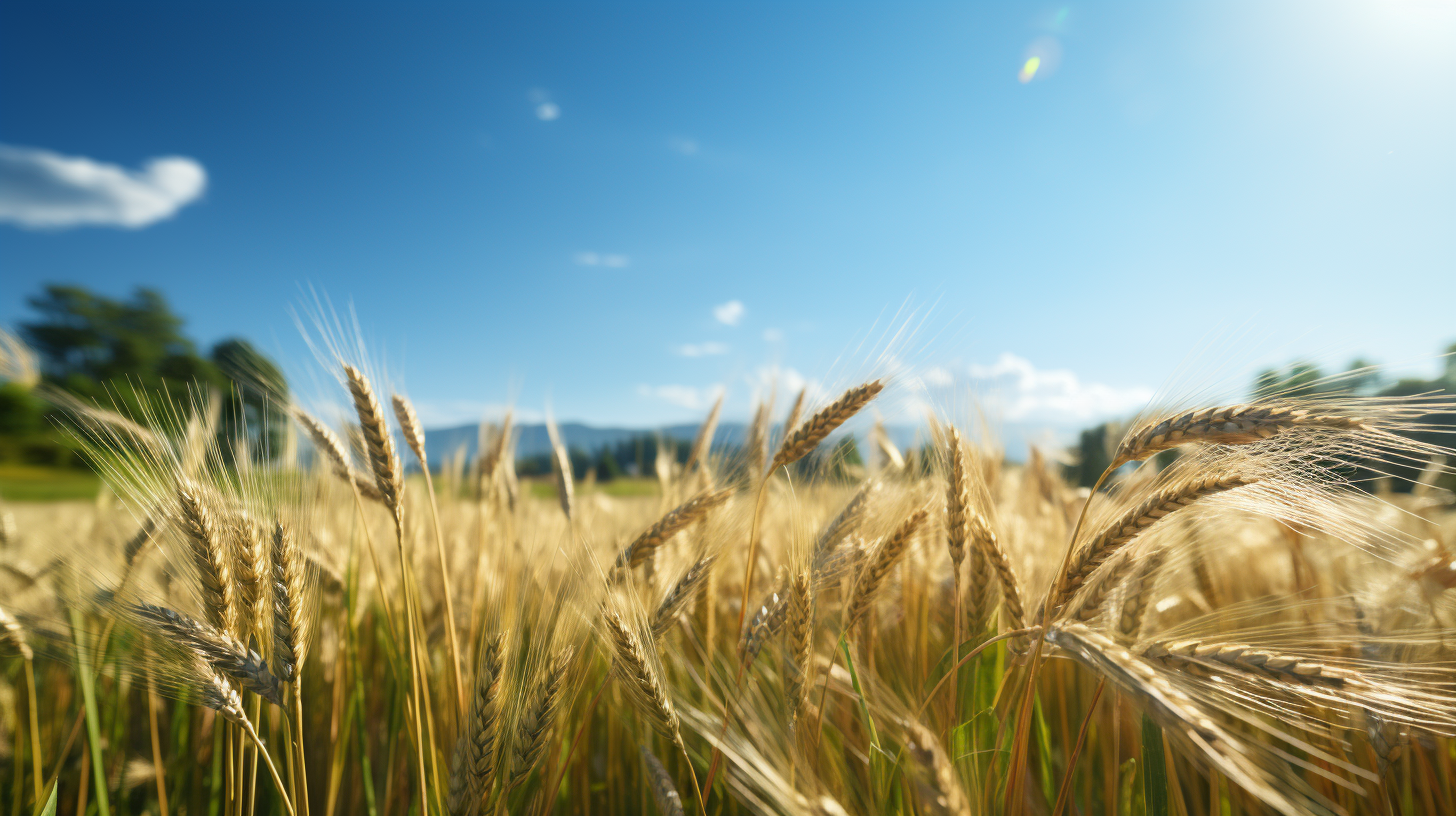 Barley Field in Sunlight