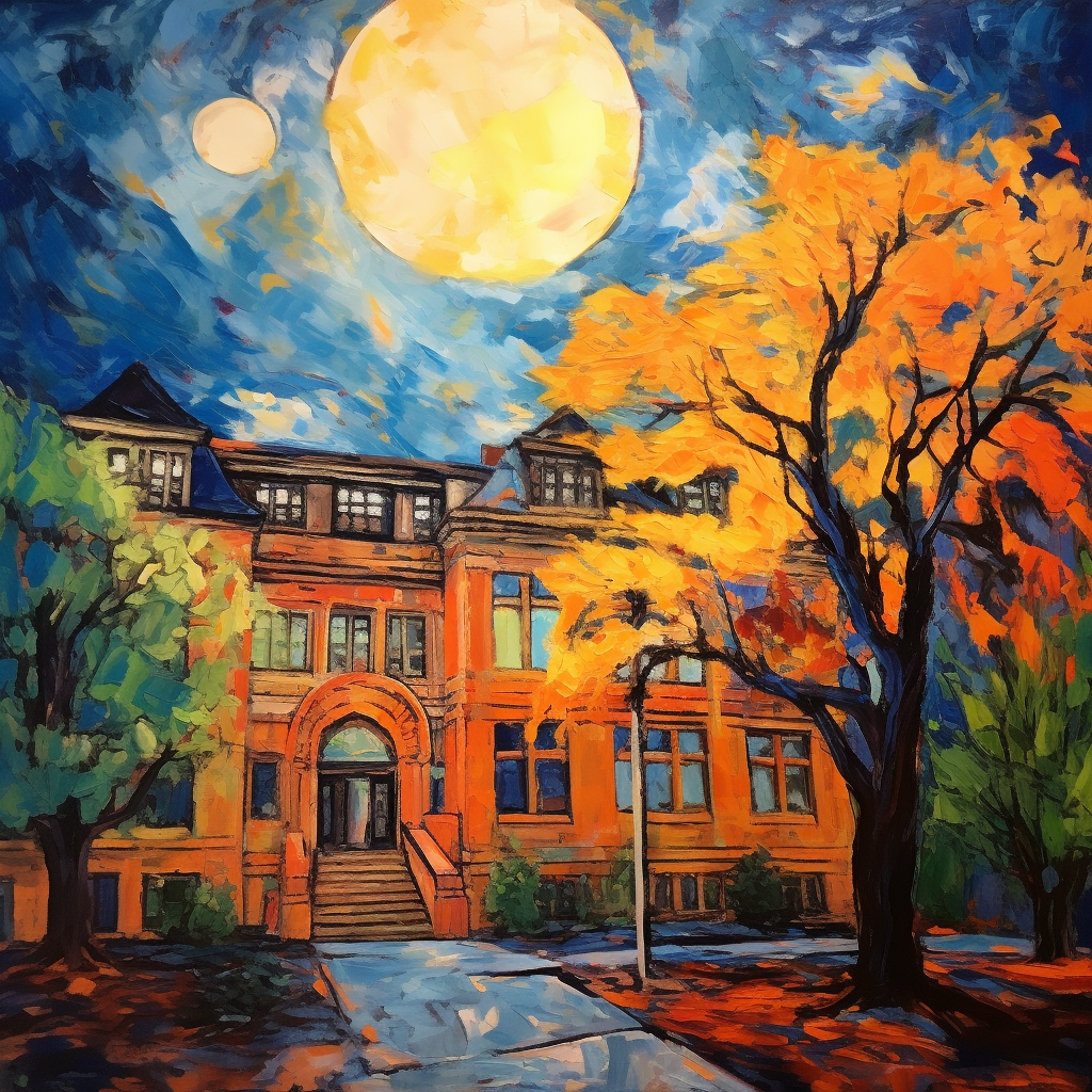 Fieldston High School of Ethical Cultural painting