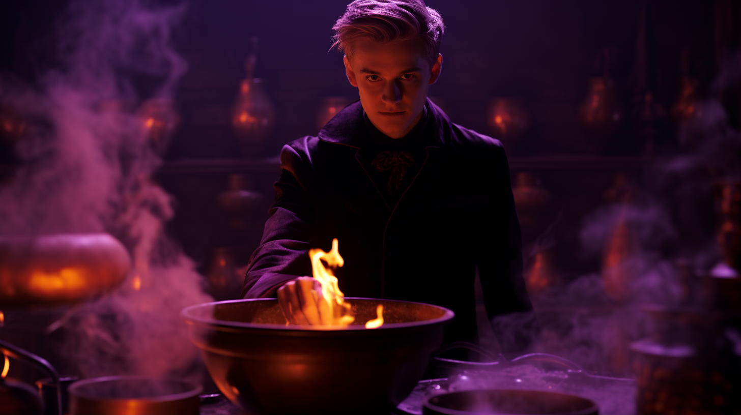 Film Noir Wizardcore Purple Orange Jack Gleeson