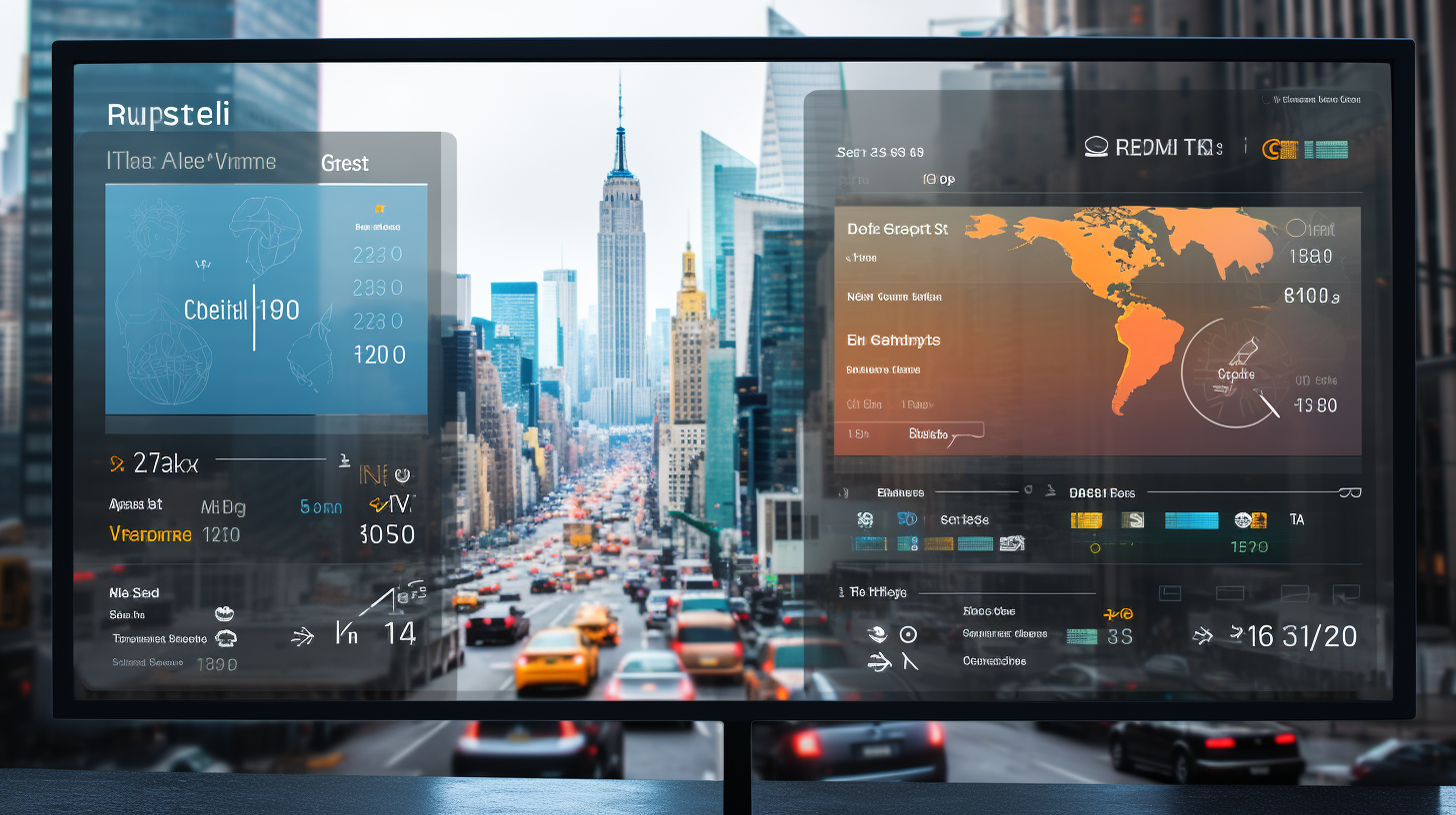 Company financials and weather forecast in New York