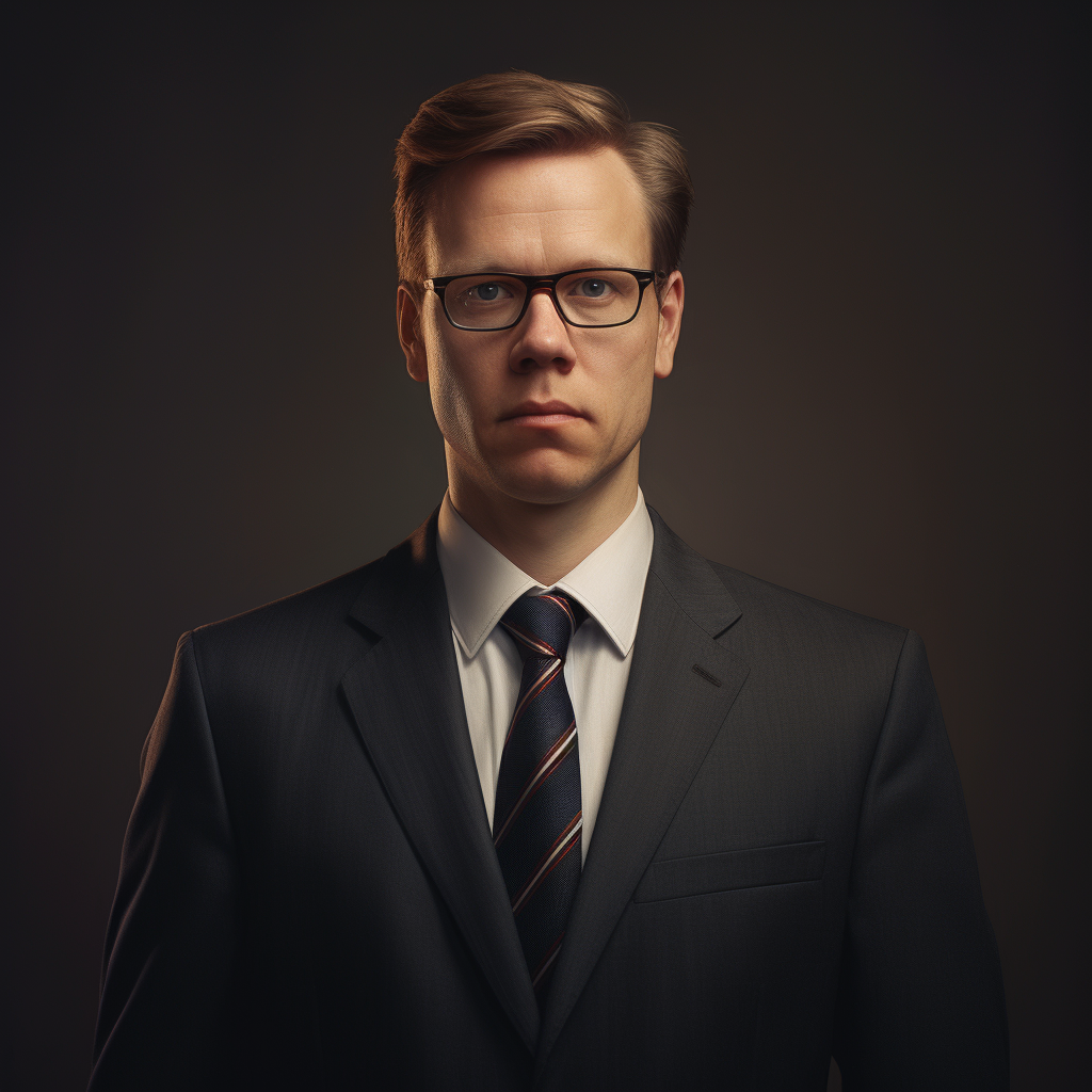 Ultrarealistic image of Finnish CEO