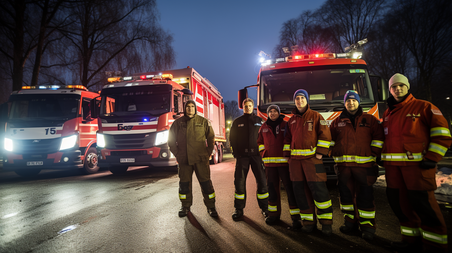 Finnish Fire Department Group Photo