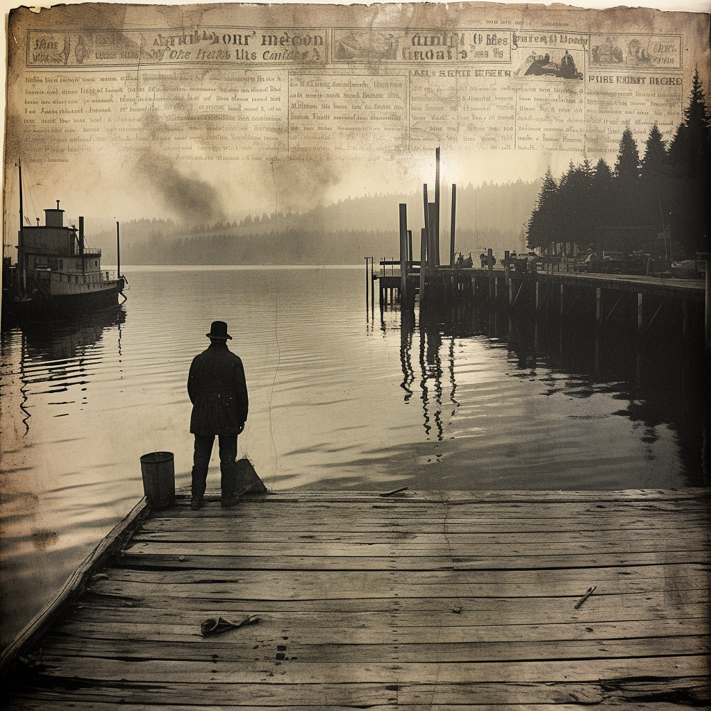 Picture of Empty Dock in 1880s