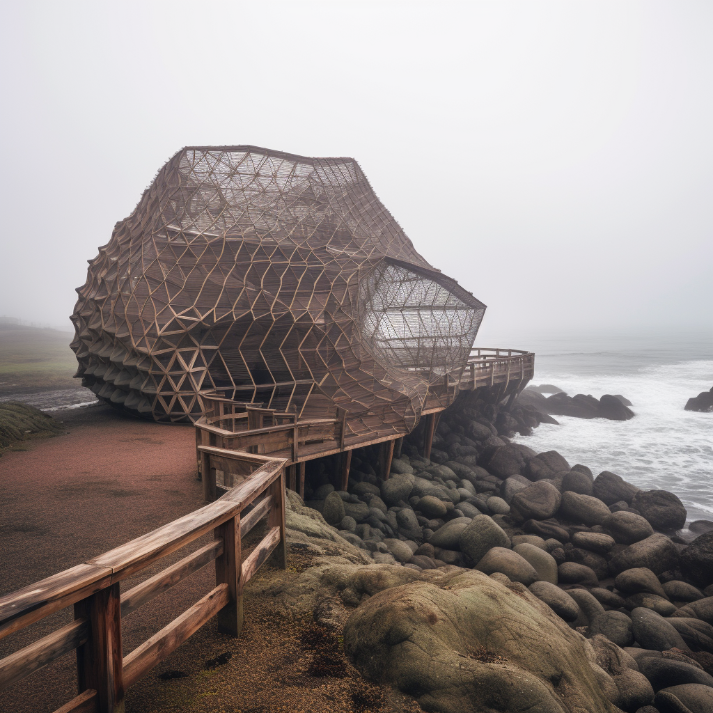 Architectural masterpiece: Fishnet Pavilion on the Pichilemu coastline