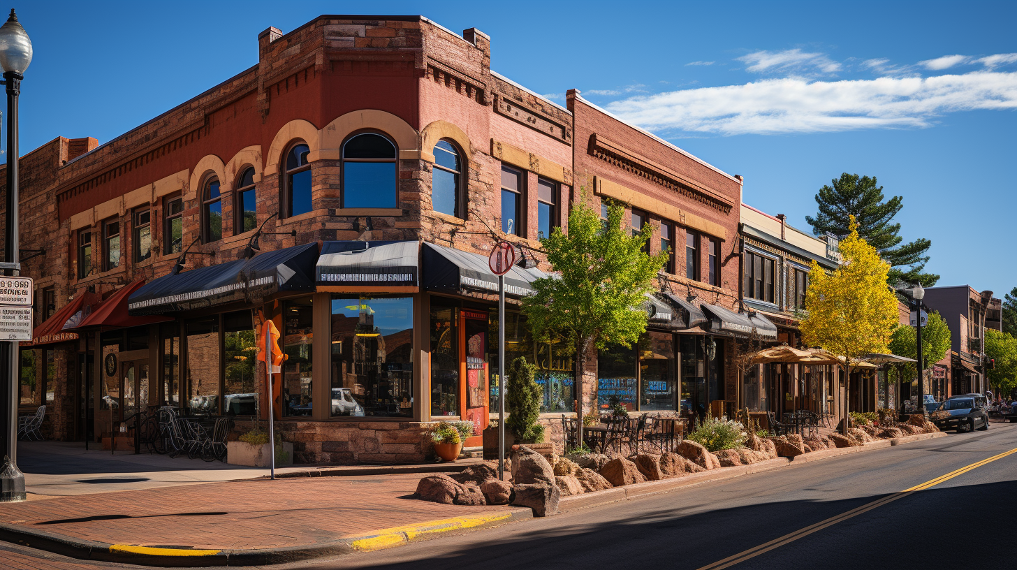 Cityscape of Flagstaff, Arizona