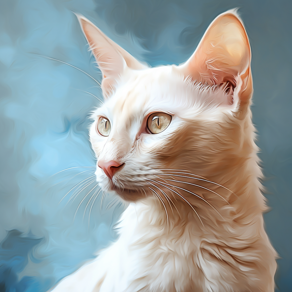 Adorable Flame Point Siamese Cat