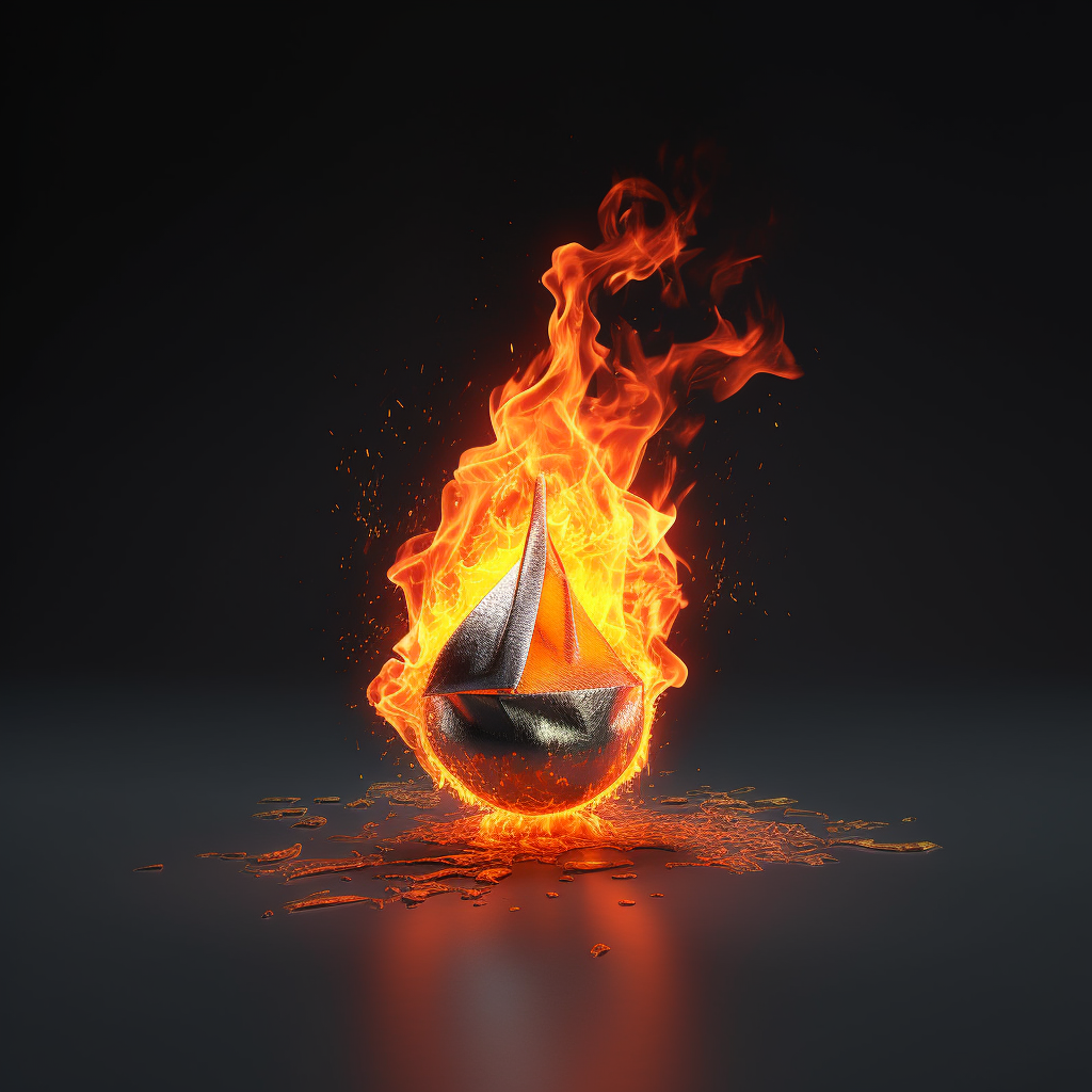 Flameling Crypto Project Earn Hyper Realistic Image