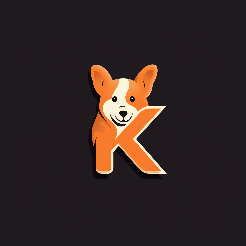 Walking Welsh Corgi Logo