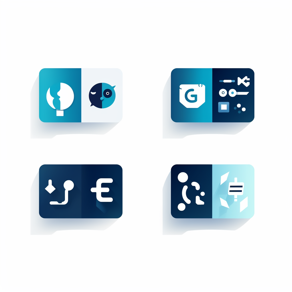 Minimalistic 4 Share & Code Icons